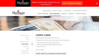 Credit Cards | Heritage Bank