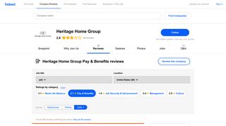 Working at Heritage Home Group: Employee Reviews about Pay ...