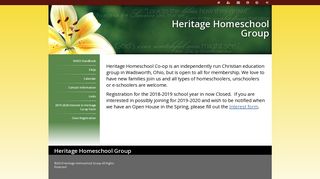 Heritage Homeschool Group - Homeschool-Life.com