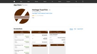 Heritage Trust FCU on the App Store - iTunes - Apple