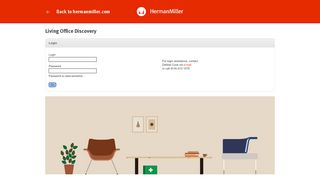 Living Office Discovery Login - Herman Miller