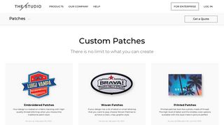 Custom Patches - Make Your Own Custom Patches | thestudio.com