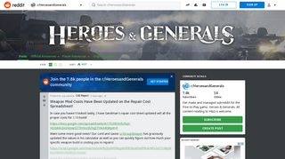 Heroes & Generals - Reddit