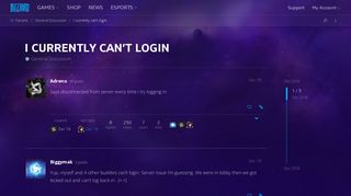 I currently can't login - General Discussion - Heroes of the Storm ...