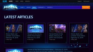 News - Heroes of the Storm