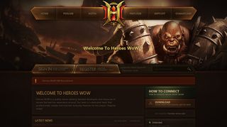 Heroes WoW | WoW Private Server - Home