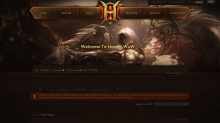 Can't Login - Heroes WoW - Forums