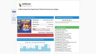 Heroup.com - Is Marvel Super Hero Squad Down Right Now?