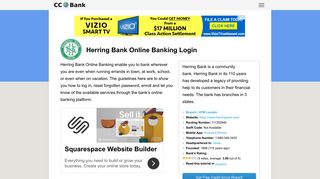 Herring Bank Online Banking Login - CC Bank