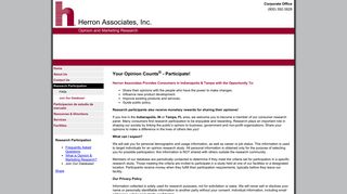 Herron Associates > Research > Participation