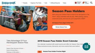 Season Pass Holders | Hersheypark