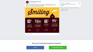 Smiles, our employee recognition... - The Hershey Company | Facebook