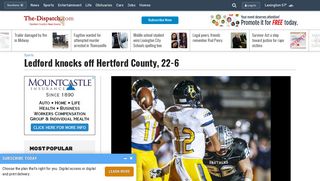 Ledford knocks off Hertford County, 22-6 - The Dispatch
