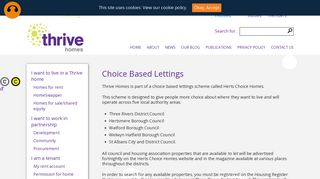 Choice Based Lettings - Thrive Homes