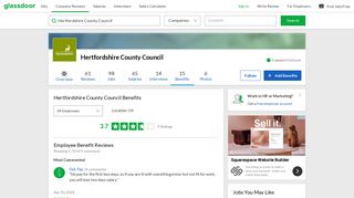 Hertfordshire County Council Employee Benefits and Perks | Glassdoor