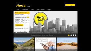Hertz 24/7 - Australia - drive by the hour from $6