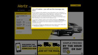 Hertz 24/7™ - Hourly Car and Van Rental. Rent by the hour, at any hour.
