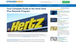 A Complete Guide To The Hertz Gold Plus Rewards Program [2019]