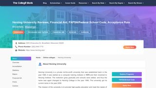 Herzing University Reviews, Financial Aid, FAFSA/Federal School ...