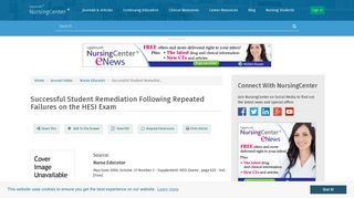 Successful Student Remediation Following Repeated Failures on ...