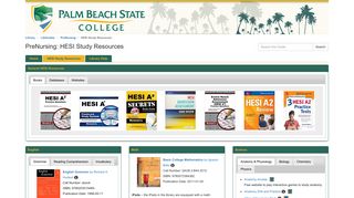 HESI Study Resources - PreNursing - LibGuides at Palm Beach State ...