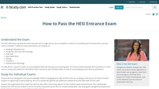 How to Pass the HESI Entrance Exam - Study.com