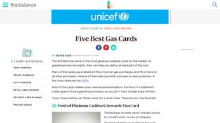 Five Best Gas Credit Cards for Saving on Gas Purchases - The Balance