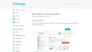 Register on Heureka | Heureka.cz