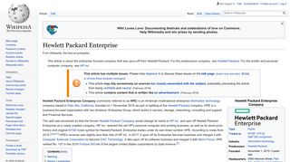 Hewlett Packard Enterprise - Wikipedia