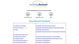 WorkDay Hexcel Tip Sheets