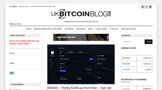 HEXXO - Pretty $100 up front free - but not mining Bitcoins! · UK ...