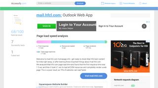 Access mail.hfcl.com. Outlook Web App