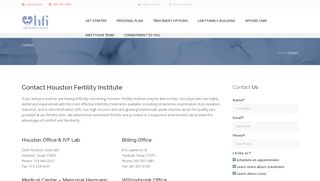 Contact - Houston Fertility Institute