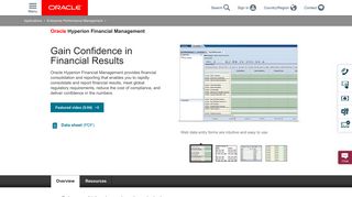 Oracle Hyperion Financial Management | EPM | Oracle