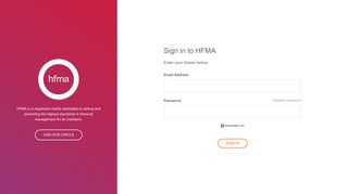 Sign in - Hfma