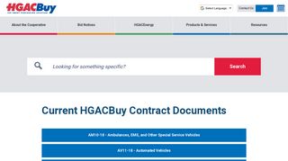 Current HGACBuy Contract Documents - HGACBuy