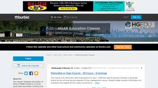 HGAR Education Classes Events - Burbio