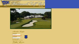 Login - Hackensack Golf Club