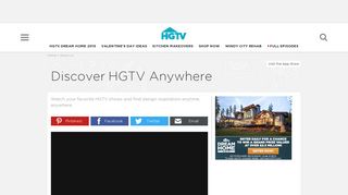 Discover HGTV Anywhere | HGTV