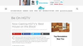 Now Casting HGTV's 'Best House on the Block' | Be On HGTV | HGTV