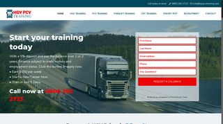 HGV PCV Training – Learn to Drive HGV Vehicle