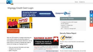 h.h.gregg® Credit Card Login