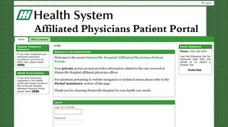 Patient Portal - Huntsville Hospital