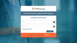 HHAeXchange | Caregiver Portal | Login