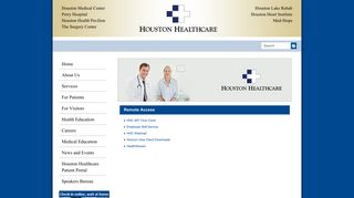 Remote Access | Houston Healthcare