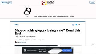 Shopping hh gregg closing sale? Read this first - WCPO.com