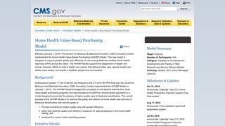 Home Health Value-Based Purchasing Model | Center for Medicare ...