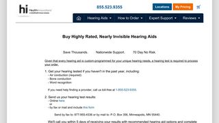 Buy Hearing Aids Online | hi HealthInnovations