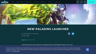New Paladins Launcher