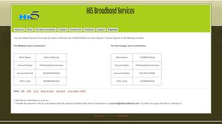 Payment - Hi5 Broadband Services - Google Sites